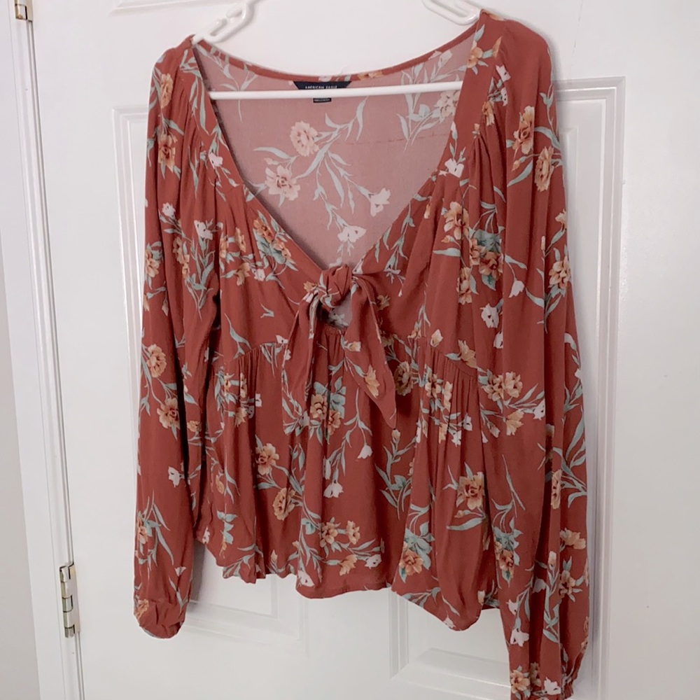 American Eagle Baby Doll Blouse